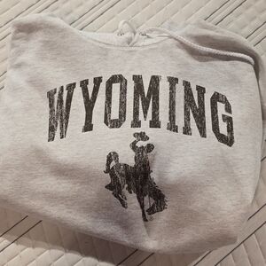 Gray Wyoming Hoodie